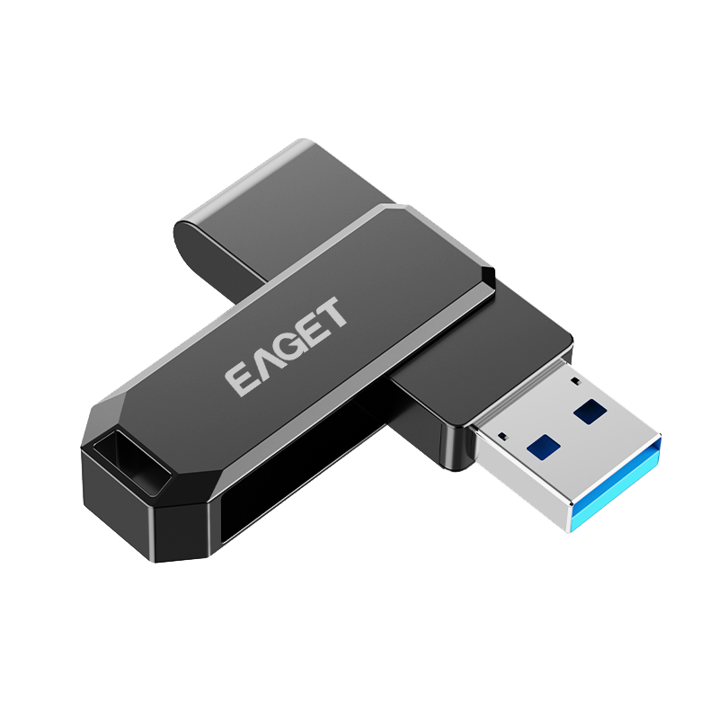 忆捷(Eaget) HF66 USB3.2 U盘 高速全金属360度旋转优盘 256GB高清大图