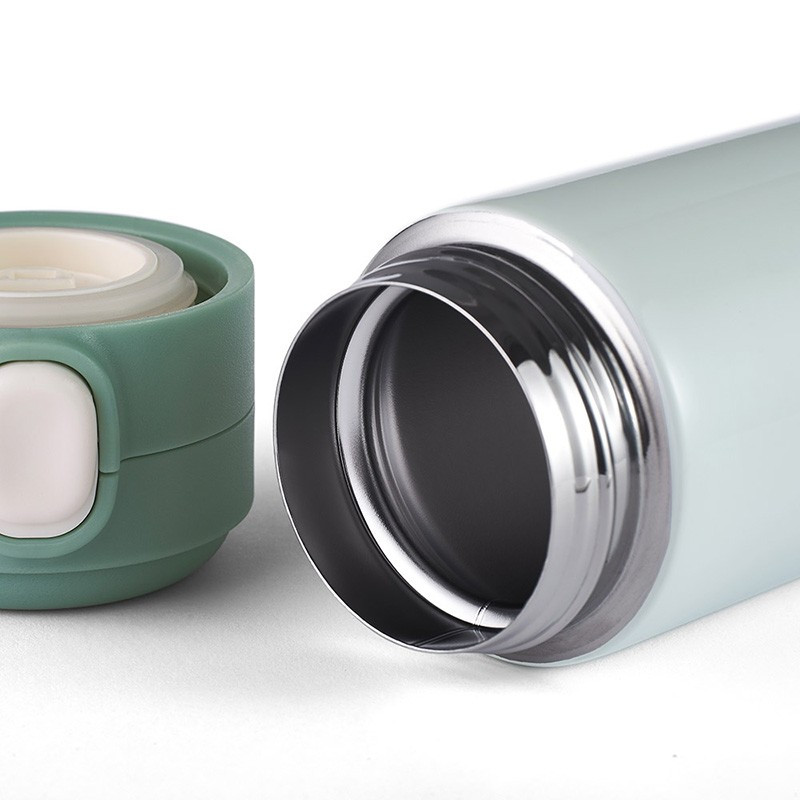 亚莉保温杯 10404BYLB-300GN 家用便携弹跳杯绿色 300mL (单位:个)