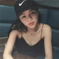 925银针大耳圈欧美极简复古耳环夸张耳饰女送女朋友七夕情人节礼物