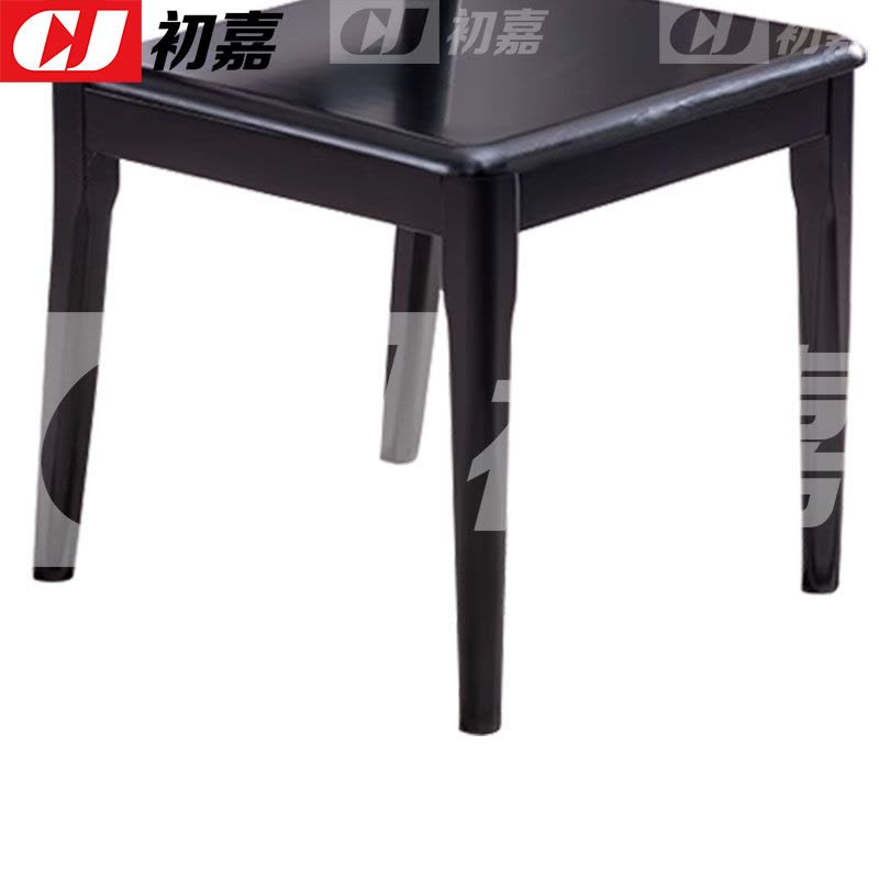 初嘉(CJ)实木餐椅餐凳靠背椅子图片