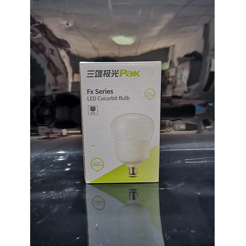 三雄极光 E28 LED葫芦泡灯15W 90*137mm (单位:件)