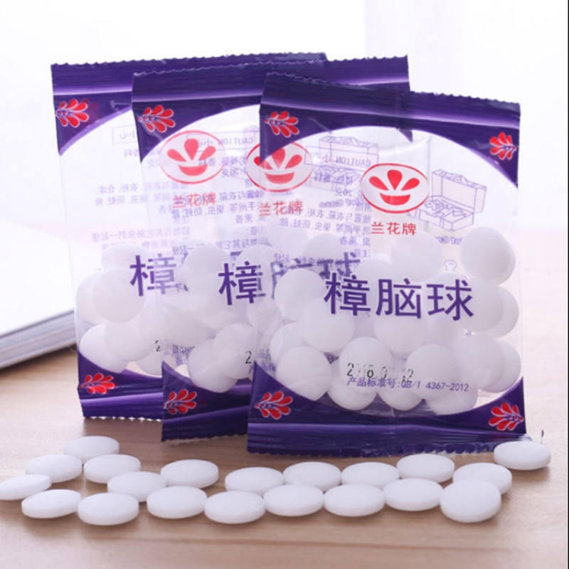 1包兰花樟脑丸樟脑丸包装防潮防霉防蛀驱虫衣柜厕所除味芳香臭蛋樟脑