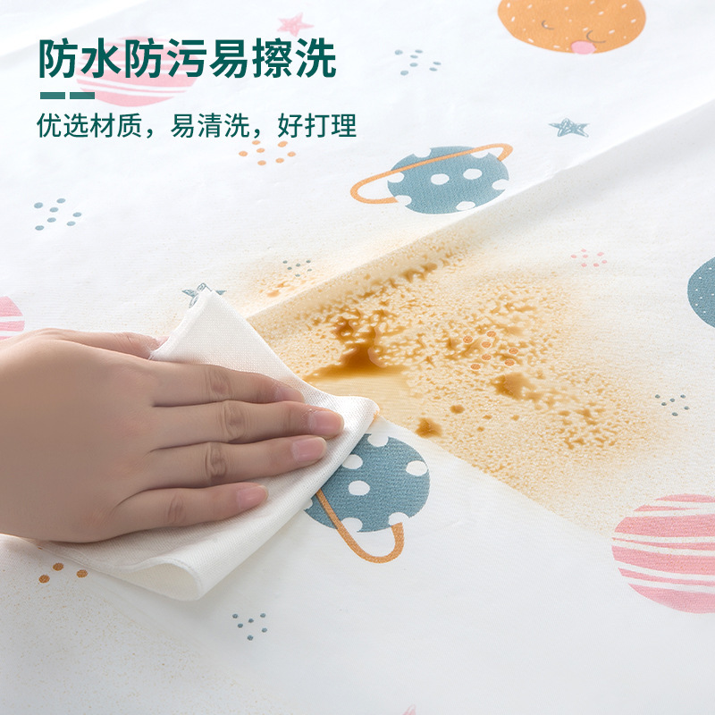 壹志冰箱防尘罩顶部收纳盖布洗衣机防水盖巾大号单双开门冰柜保护罩防灰罩布家用厨房简约清洁用品加长加厚冰箱罩侧挂袋小号小雏菊高清大图