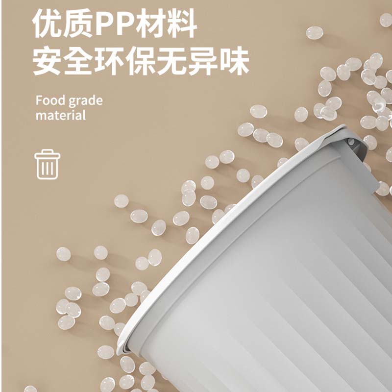 伽隽 垃圾桶 白色大号 个高清大图