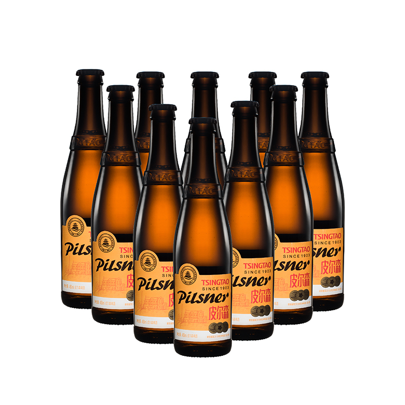 青岛啤酒 皮尔森10.5度450ml*12瓶