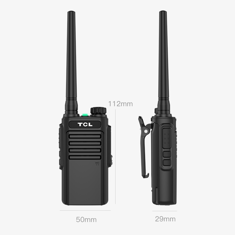 TCL 对讲机 HT8 Plus防水对讲机 IP67级防尘防水 专业大功率远距离对讲机户外民用商用手持无线手台黑色高清大图