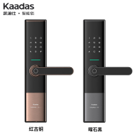 凯迪仕(KAADAS)智能锁R6指纹锁家用防盗门电子门锁红古铜(线下)