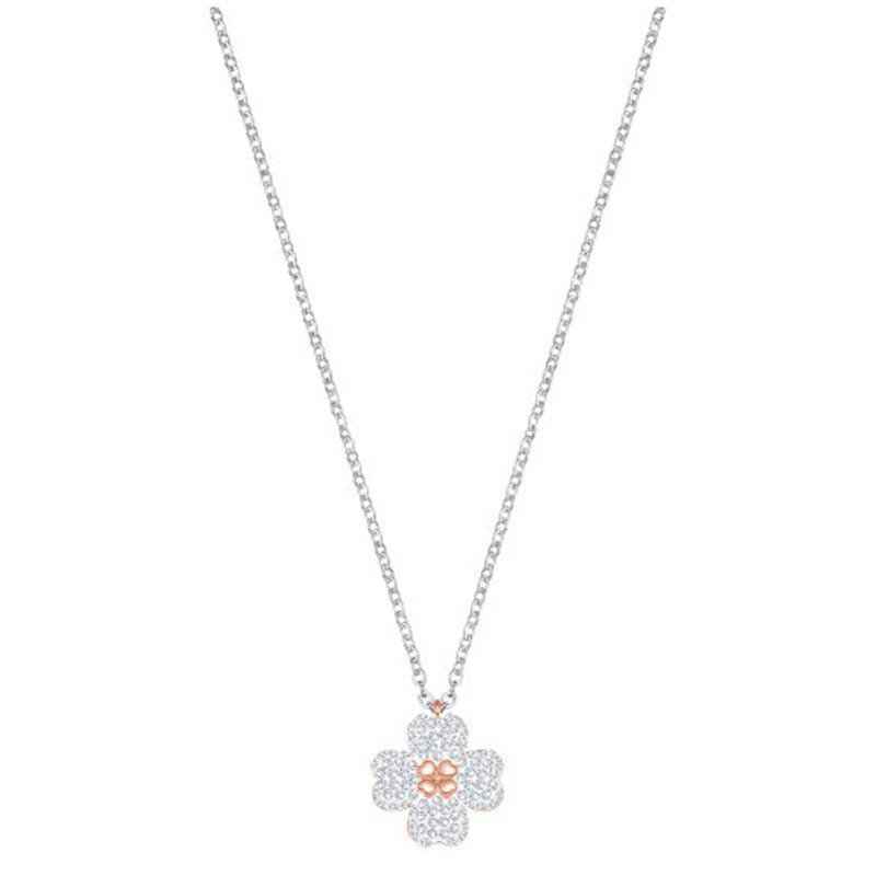 swarovski 施华洛世奇张韶涵同款2018 LATISHA 黑白双面项链锁骨链 海外正品 全国联保 5368980