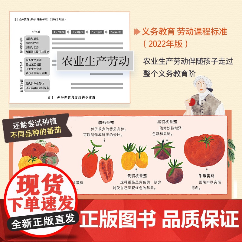 万物生长:平凡日常里的非凡植物 治愈系手绘植物图鉴 了解植物 小学生一二三年级课外阅读读物 趣味科普百科走进大自然培养专高清大图