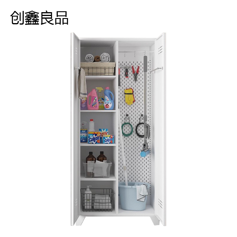 创鑫良品 保洁工具柜 收纳柜 双门/个高清大图