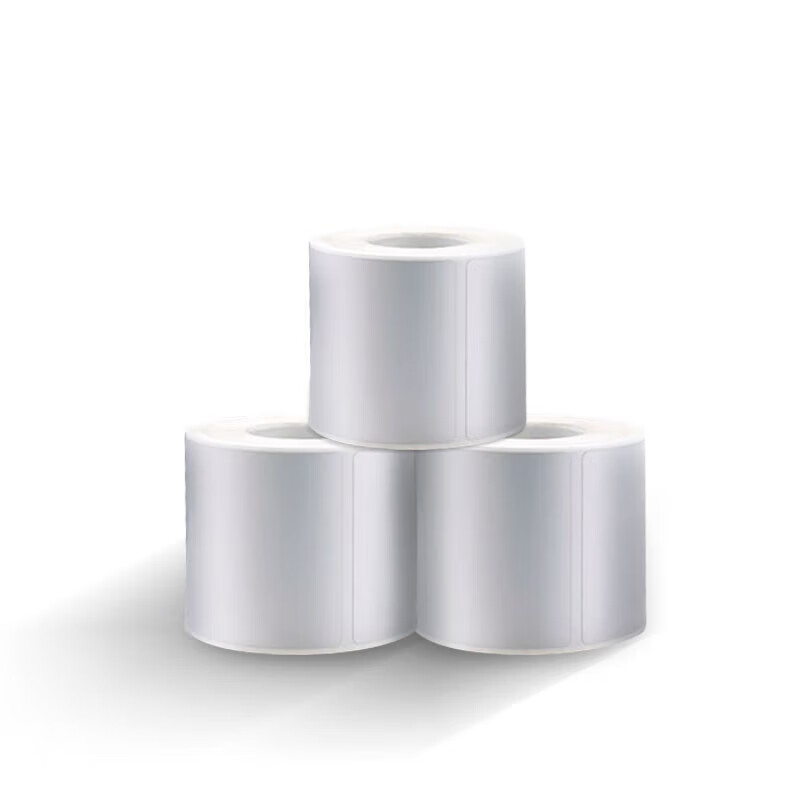 菲耐普 亚银标签纸70*30mm 1000粒/卷高清大图