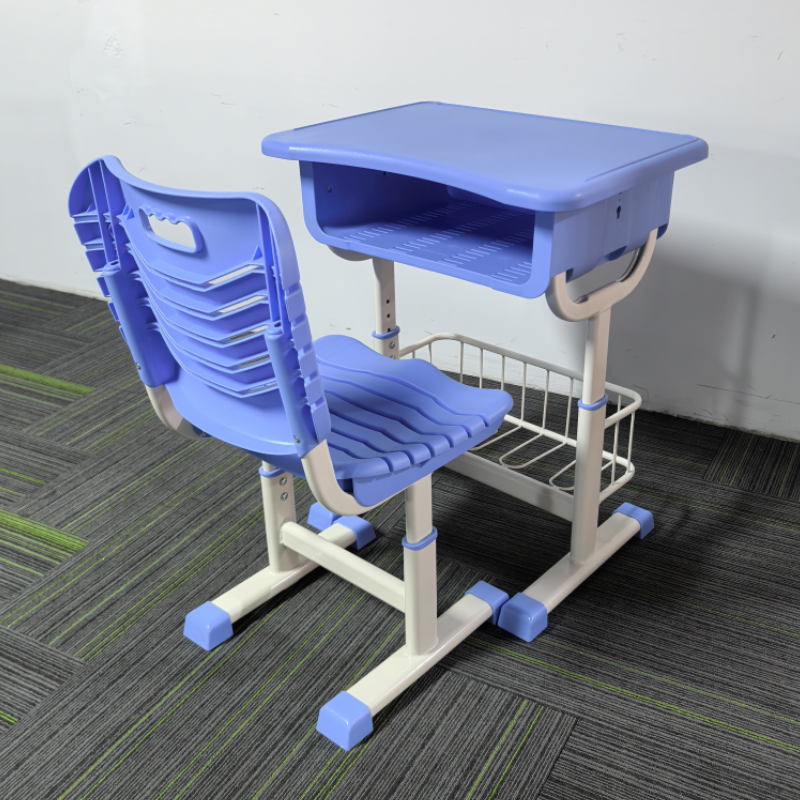 首指(SZ) 单人课桌椅/KL-3005W高清大图
