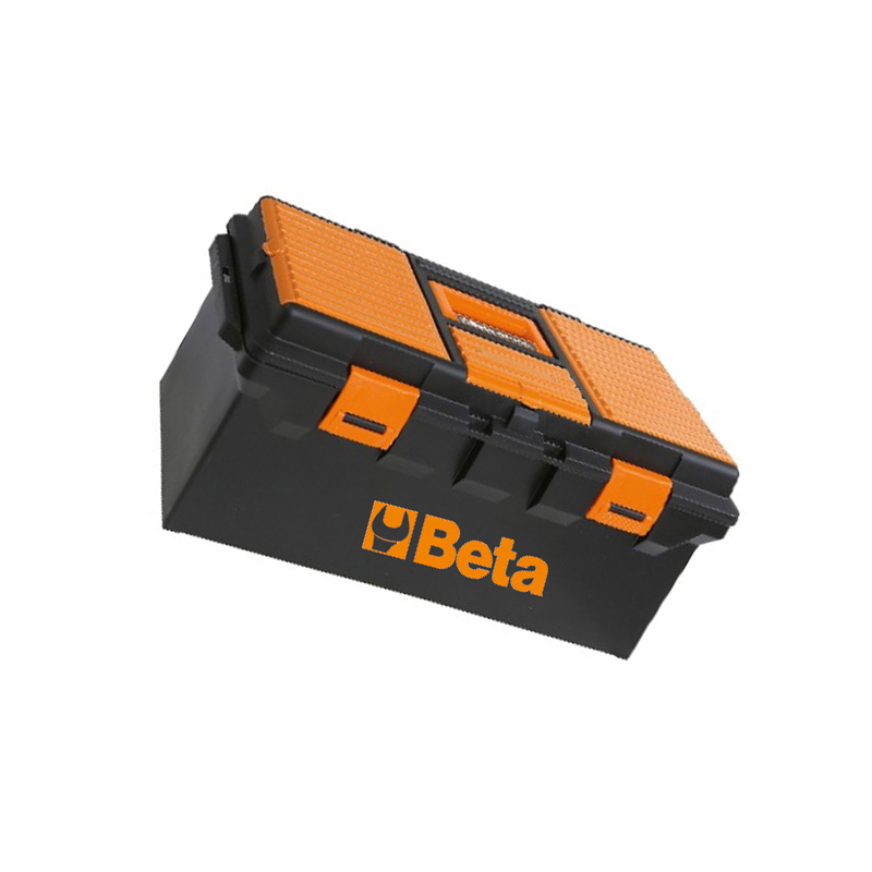 百塔(Beta) CP15L 手提塑料工具箱,内置托盘分隔高清大图