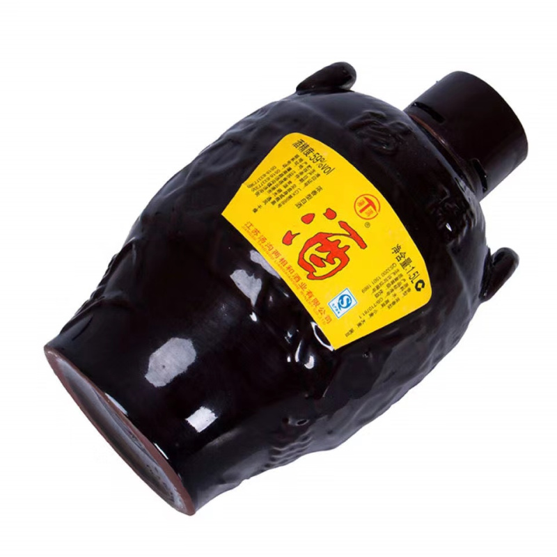 汤沟酒 百年老窖 浓香型白酒 59度 1500ml 大坛装