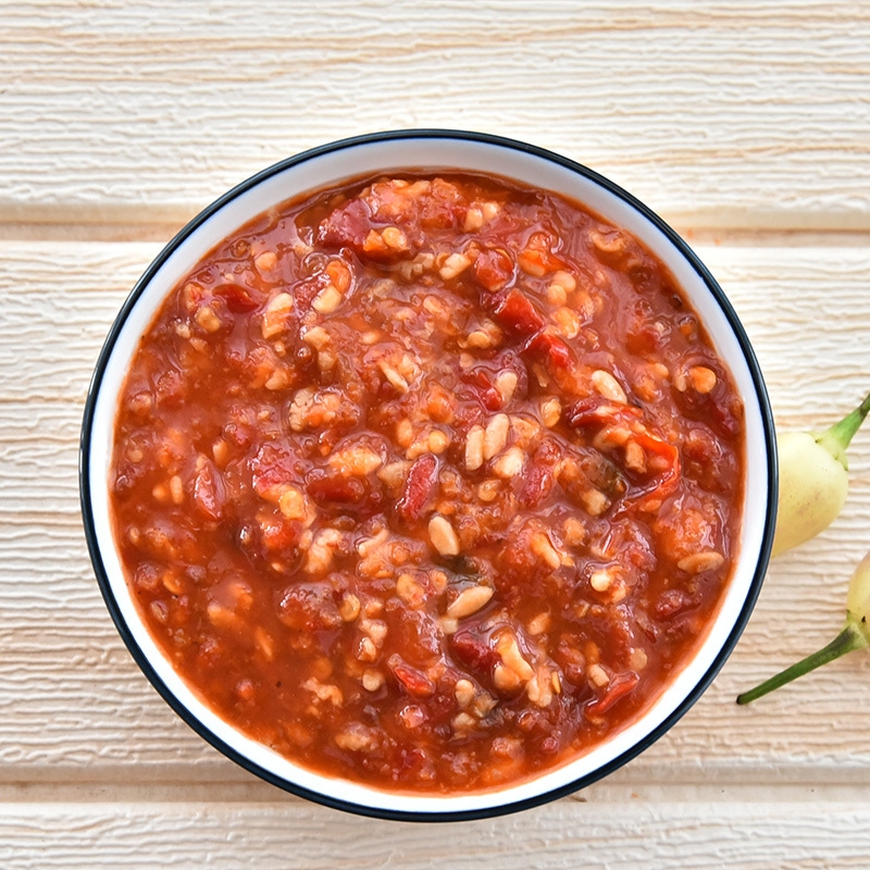 糟辣酱18g100袋广西特产酸糟辣椒酱糟辣子泡红糟辣椒糟辣剁椒酱蒜蓉酱