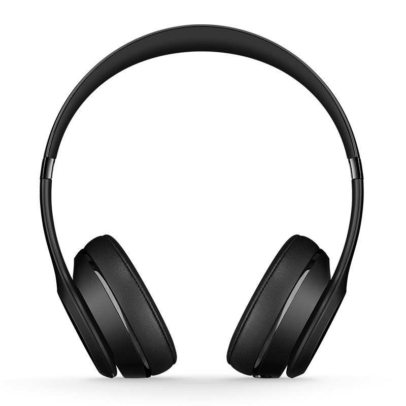 Beats Solo3 Wireless 无线蓝牙耳机 头戴式蓝牙耳机 带麦可通话跑步运动耳机 黑色