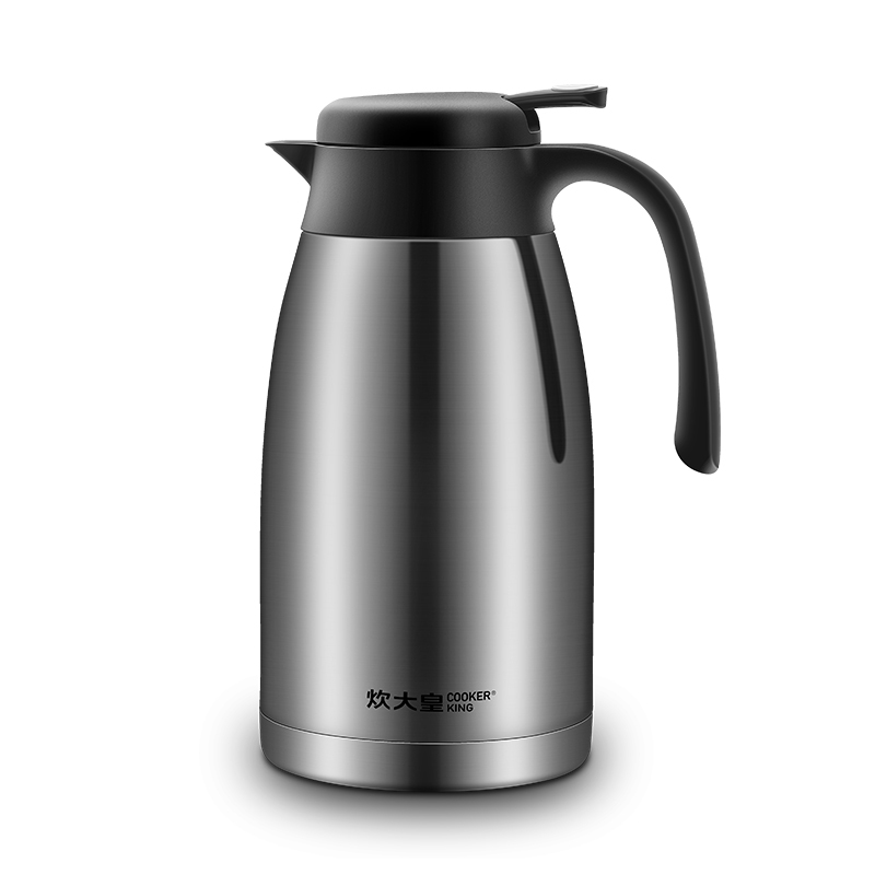 炊大皇保温咖啡壶钢本色 WG40619-1 WG40619不锈钢色