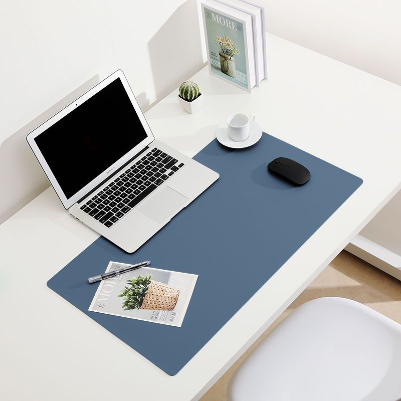双面皮质办公电脑桌垫防水超大号鼠标键盘学生写字书桌面垫子定制