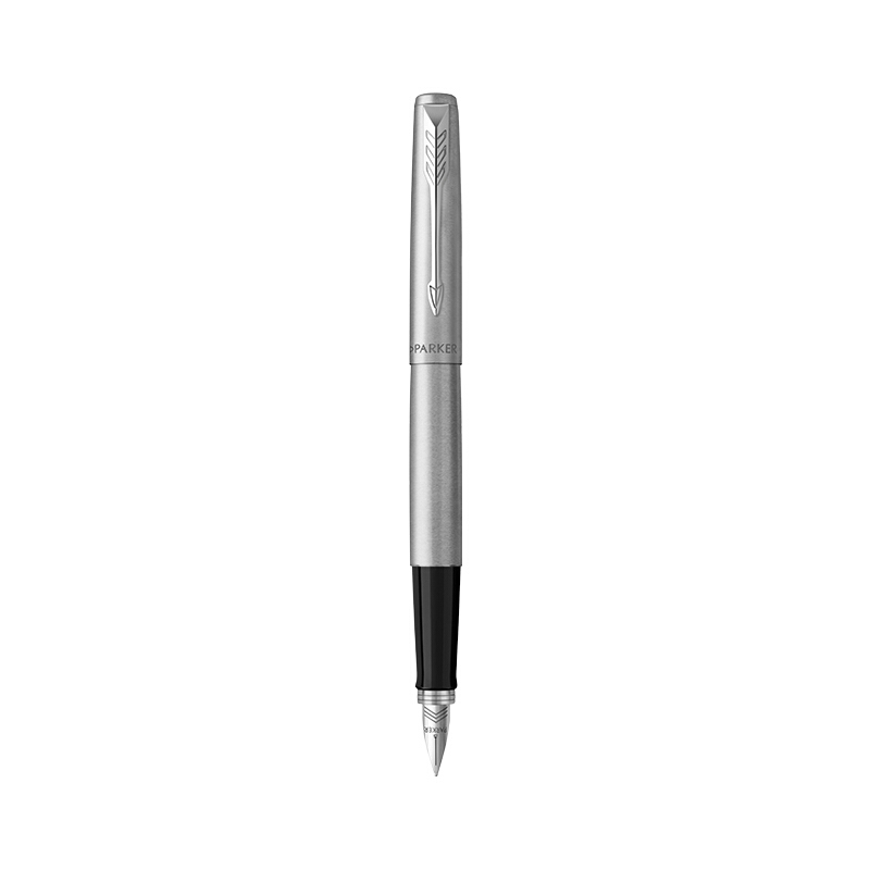 派克(PARKER)钢笔 乔特系列钢杆白夹墨水笔