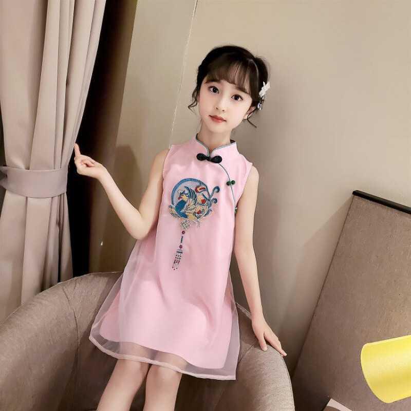 香忊 女童旗袍公主裙夏装连衣裙新款儿童 适合3-12岁小女孩穿的汉服