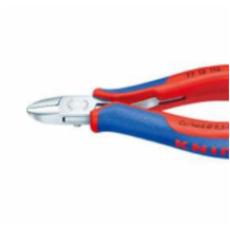 凯尼派克 KNIPEX 77 21 130130mm 电子斜口钳(镜面抛光头部 双色双重材料手柄)