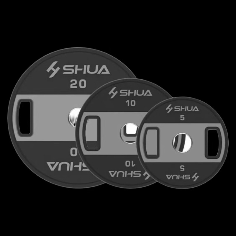 舒华(SHUA)高端商用大型综合训练健身房器材 杠铃片2.5-25kg每个规格各两片