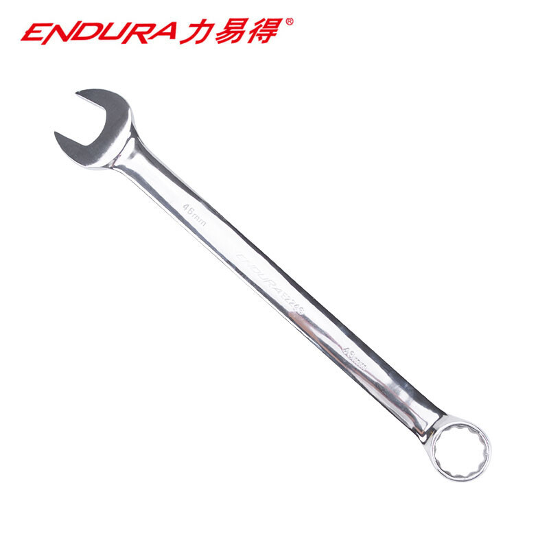 力易得(ENDURA)E2234 34mm加长两用扳手 梅花开口两用扳手汽修快速板手 1把