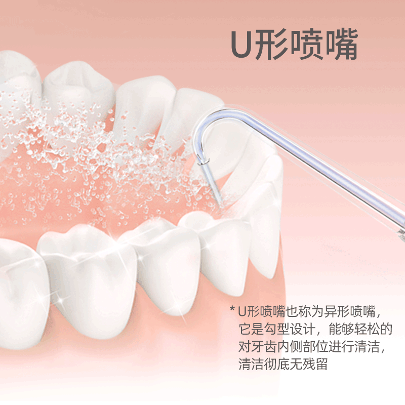博皓便携式冲牙器家用水牙线牙齿正畸专用洁牙神器洗牙器 5031珐琅灰