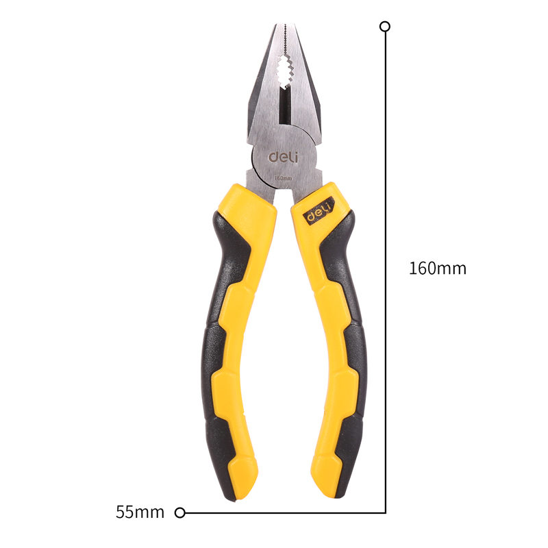 钳子\夹子 得力 DL2006 钢丝钳高清大图