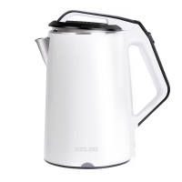 【官方旗舰店】德力西双层隔热电热水壶 内胆优质温控器 2.3L大容量 家用电水壶保温壶