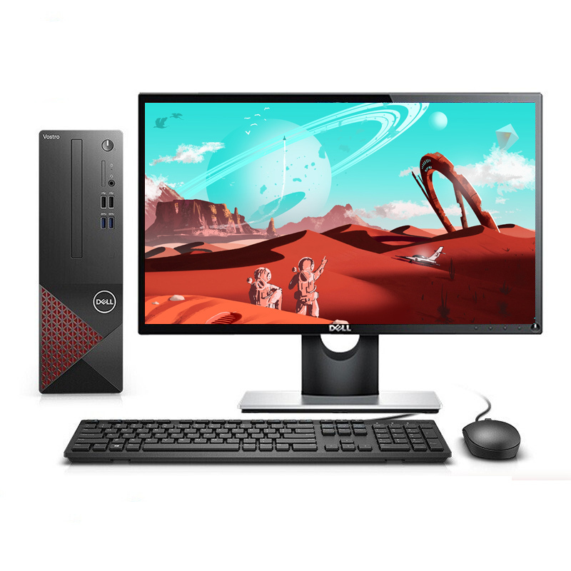 戴尔(DELL)成就3690 台式电脑 21.5英寸屏I5-11400/8G/256G+1T