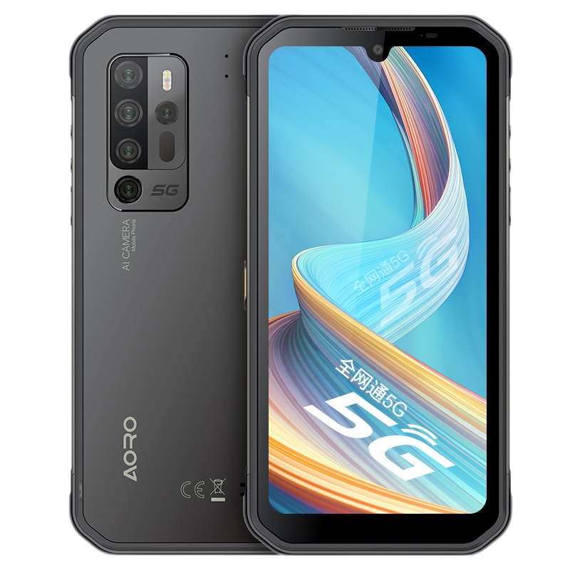 遨游(AORO)A11青春版 全网通5G双卡双待IP68级防水防摔户外三防手机 后置 五摄红外夜视(IP68三防)