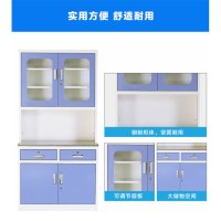 卓澳(ZHUOAO)文件柜办公家具资料档案柜医疗器械柜储物柜药店药品药柜拆装加厚-浅紫色