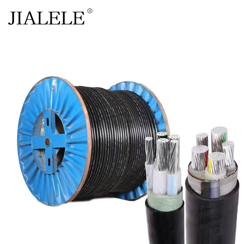 JIALELE 低压3+2芯铝电缆 YJLV22-3*25+2*16平方 额定电压0.6/1KV 米高清大图