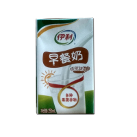 伊利早餐奶无菌砖麦香味250ml*24盒