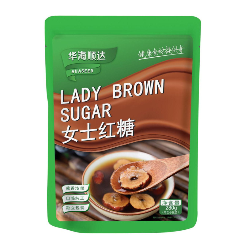 华海顺达女士红糖280g*2袋气血调理冲饮调味糍粑红糖泡水喝养生茶配料方便冲调装
