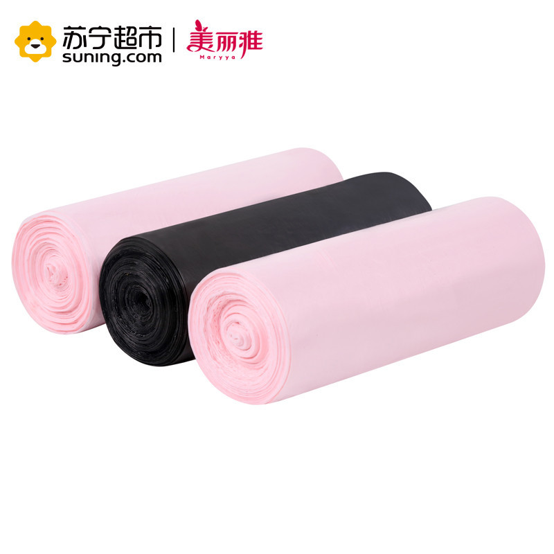 美丽雅 垃圾袋 三合一平底角 耐用厚实 45*50cm*30只*3卷