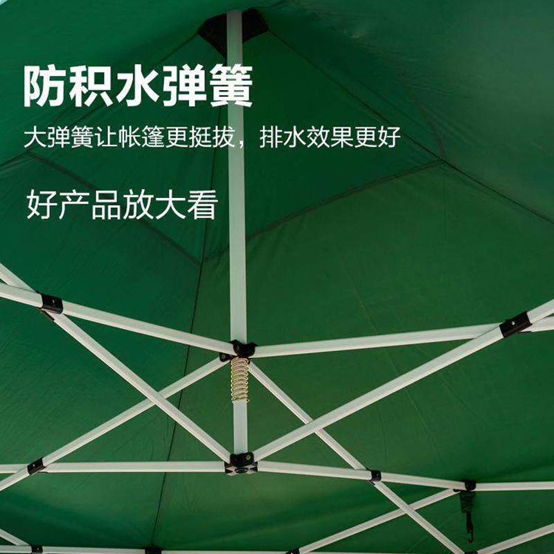 劲脉 帐篷 2*2m 3面围布+1面透明 顶高清大图