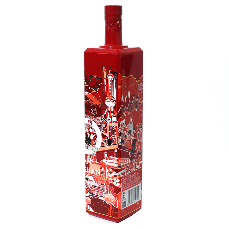 北京牛栏山百年二锅头白酒70 53度1L整箱6瓶清香型整箱白酒国产送礼