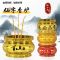 香炉家用室内插香供奉用品保家仙香炉有求必应真金仙字炉八宝炉 4寸金色仙字/有求必应送3包金沙