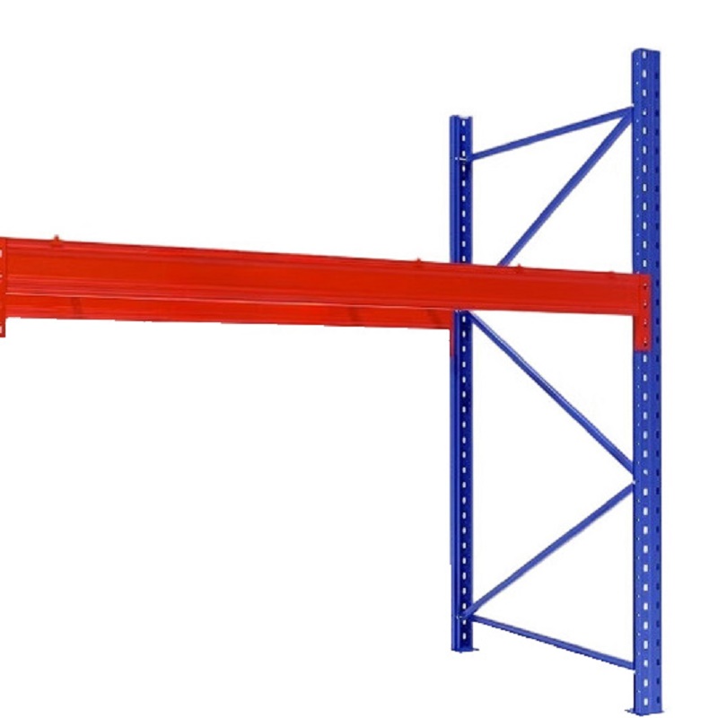 臻远 ZY4121427重型货架仓储高位货架单层称重2000kg 蓝橘色副架1层