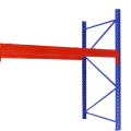 臻远 ZY4121427重型货架仓储高位货架单层称重2000kg 蓝橘色副架1层