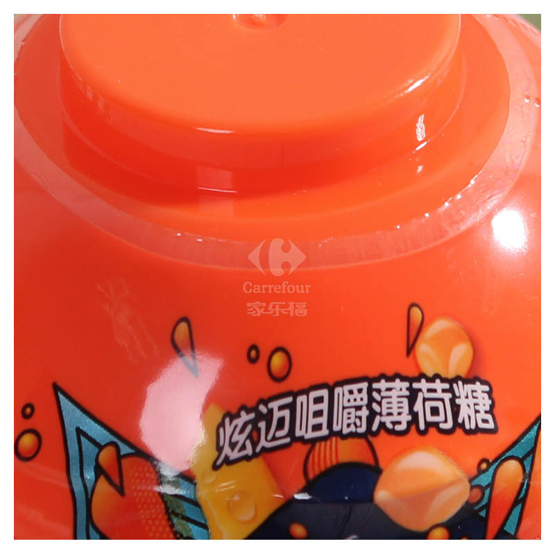 亿滋炫迈果力全开咀嚼薄荷糖浓情百香果味60g