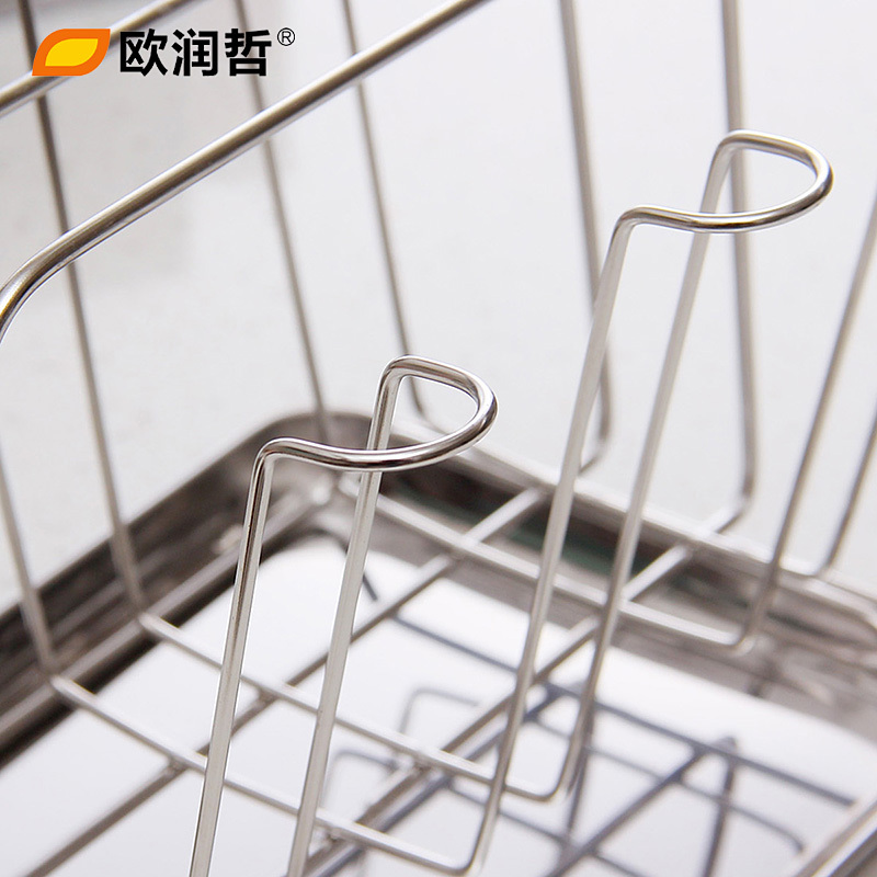 欧润哲 进阶不锈钢杯架连盘组 600174
