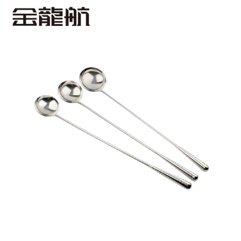 金龙航 不锈钢无磁圆头打菜勺/个高清大图