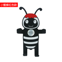 火豹创意可爱卡通车载手机支架通用出风口手机支架汽车用手机支架 黑红手机座