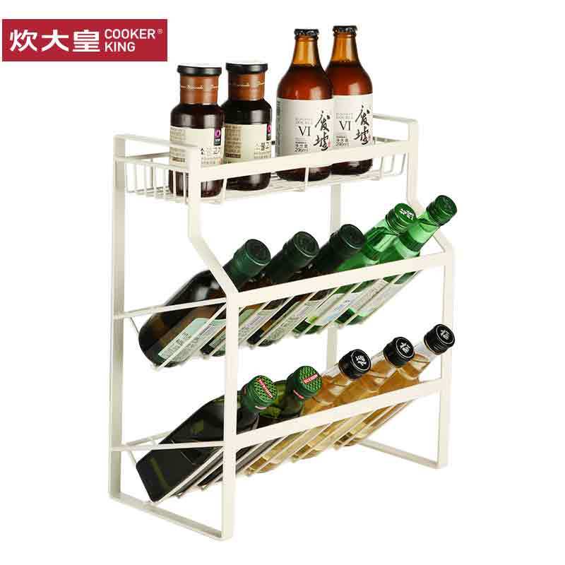 炊大皇(COOKER KING)雅白双斜面调料架TL03Y