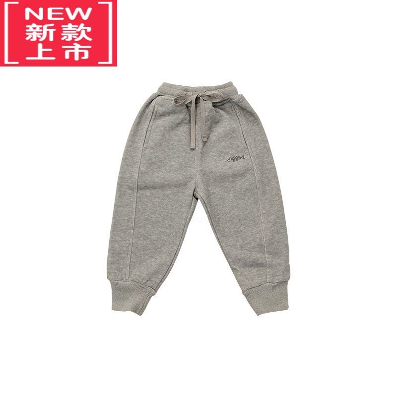 可莉允萌萌哒2022新款儿童加绒裤子男童加厚休闲裤冬季韩版宝宝保暖长裤保暖裤图片
