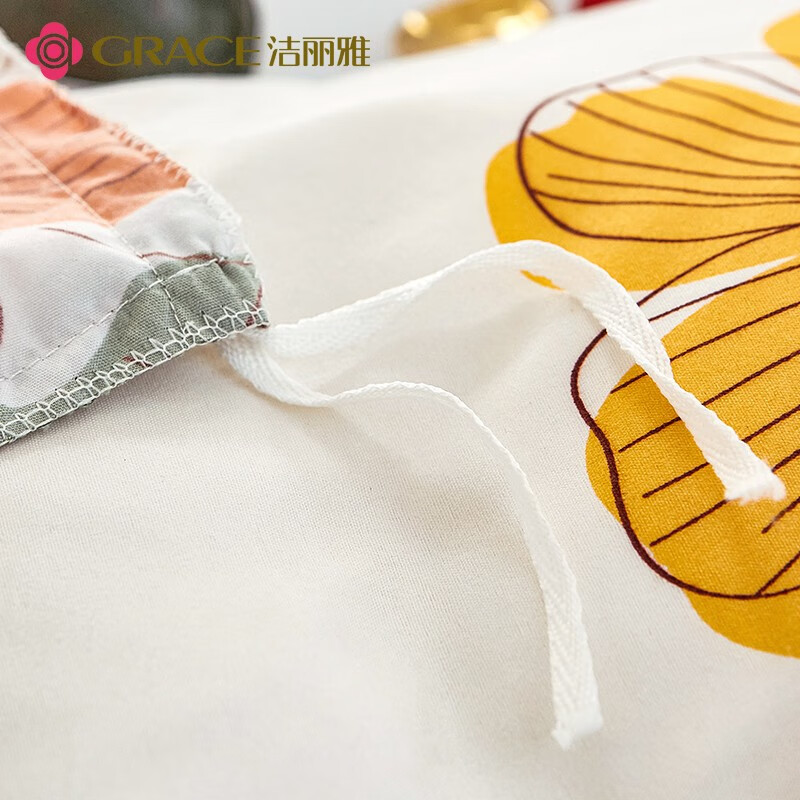 洁丽雅洁丽雅Grace磨毛套件-觅桃JLY-YH101高清大图