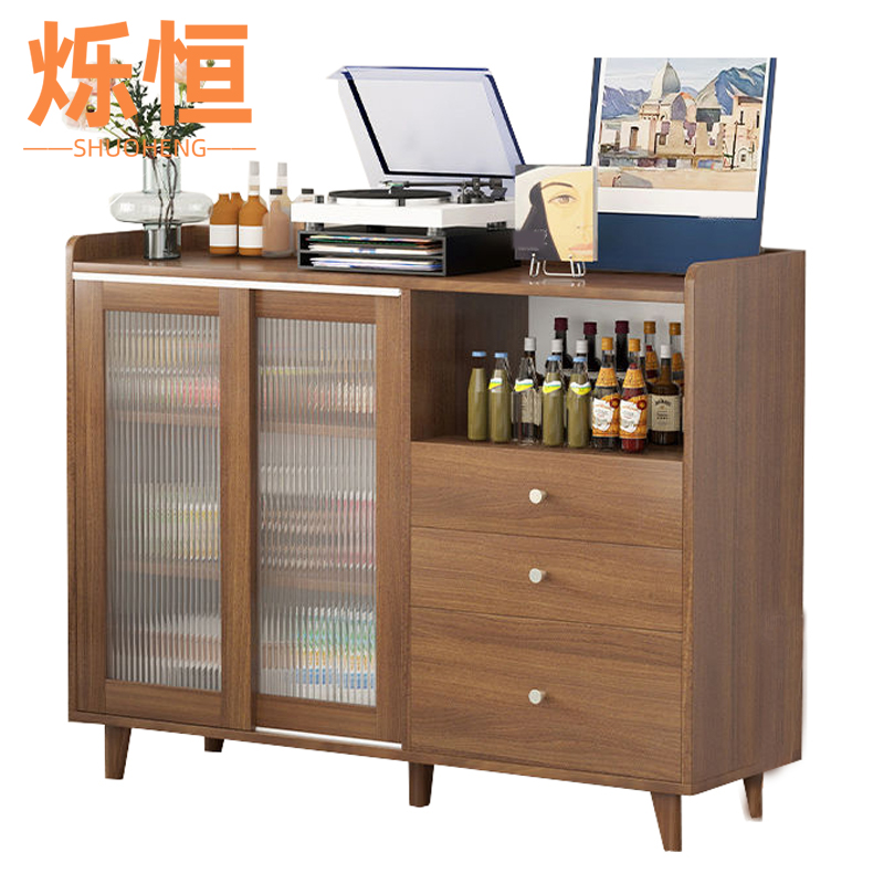 烁恒 餐边柜 三抽移门 台高清大图